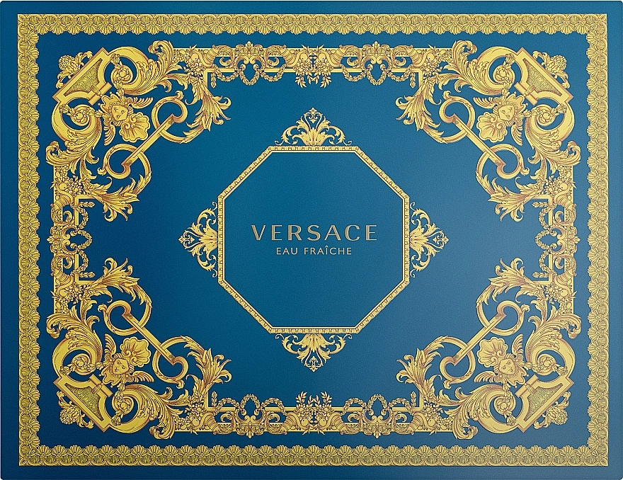 Versace Man Eau Fraiche Набор (edt/50ml + sh/gel/50ml + ash/b/50ml) - фото N1