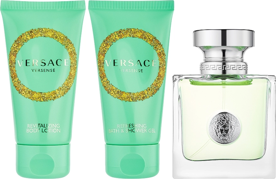 Versace Versense Набір (edt/50ml + b/lot/50ml + sh/g/50ml) - фото N1