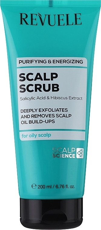 Скраб для кожи головы "Очищение и заряд энергии" - Revuele Scalp Scrub Purifying & Energizing, 200 мл - фото N1