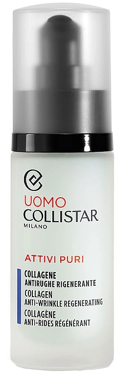 Collistar Концентрат с коллагеном для лица: регенерирующий, против морщин Uomo Attivi Puri Collagen Anti-Wrinkle Regenerating - фото N1