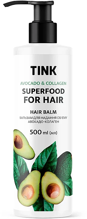 Tink Бальзам для придания объема "Авокадо и коллаген" SuperFood For Hair Avocado & Collagen Balm - фото N4