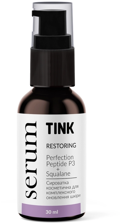 Tink Відновлювальна сироватка для обличчя з пептидами Perfection Peptide P3 + Squalane Restoring Serum - фото N1