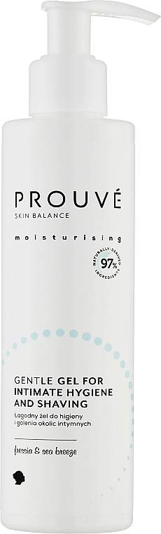 Prouve Нежный гель для интимной гигиены Wash & Shave Gentle Gel Intimate Hygiene And Shaving - фото N1