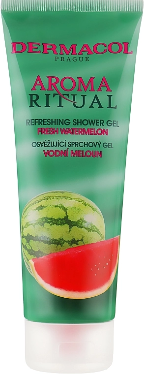 Dermacol Гель для душа освежающий "Свежий арбуз" Body Aroma Ritual Refreshing Shower Gel - фото N1