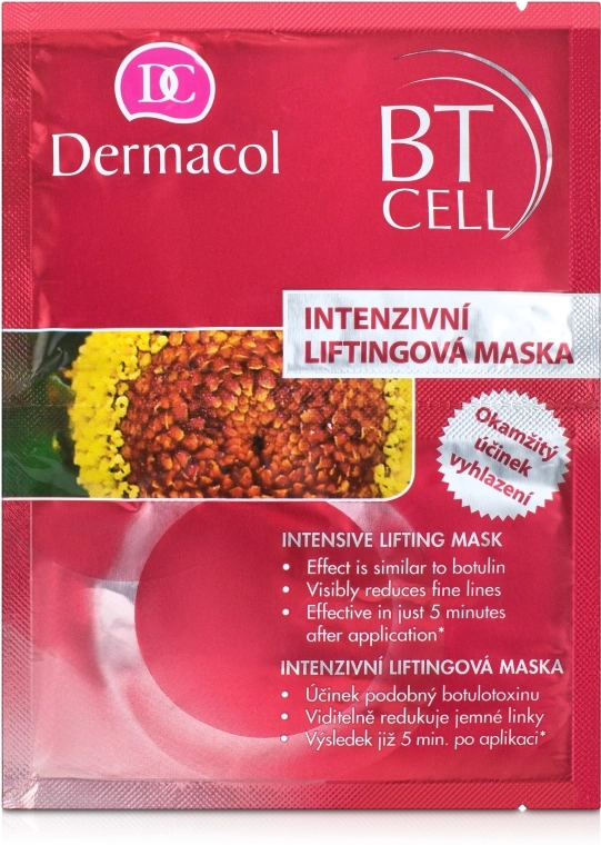 Dermacol Інтенсивна підтягуюча маска BT Cell Intensive Lifting Mask - фото N1