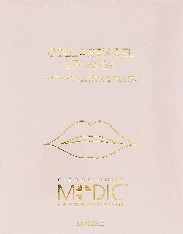 Pierre Rene Коллагеновая маска для губ Medic Collagen Gel Lip Mask - фото N2