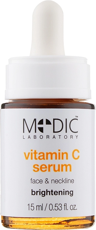Pierre Rene Сироватка для обличчя й шиї з вітаміном С Medic Laboratorium Vitamin C Brightening Serum for Face and Neck - фото N3
