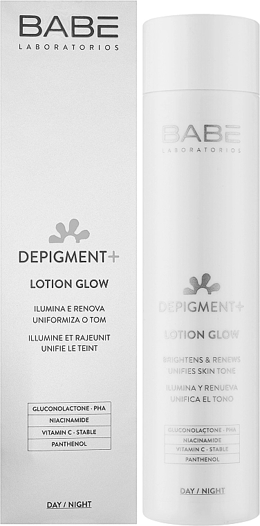 BABE Laboratorios Лосьон-тоник для ровного тона и сияния кожи Depigment+ Lotion Glow - фото N2