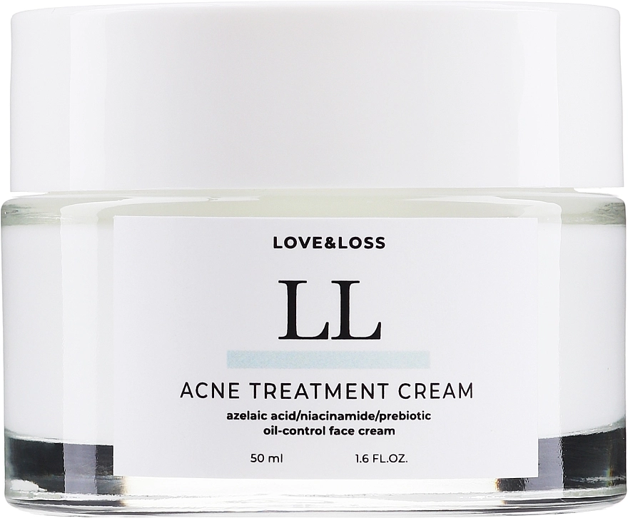 Love&Loss Крем для обличчя для жирної/проблемної шкіри Acne Treatment Cream - фото N1