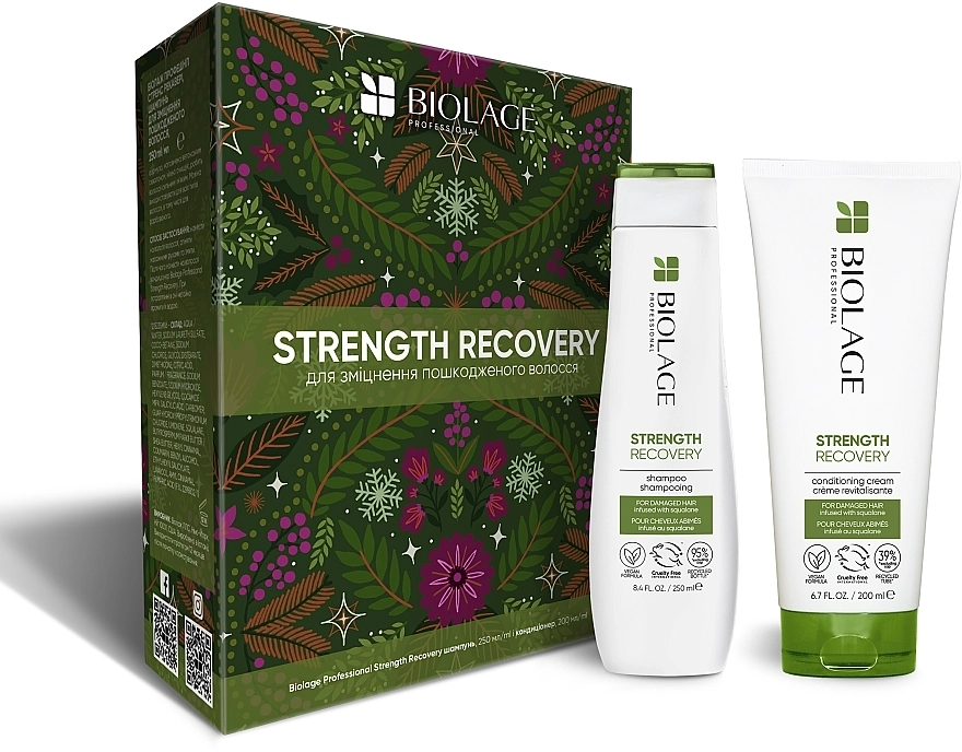 Biolage Набор Strength Recovery (shm/250ml + cond/200ml) - фото N1