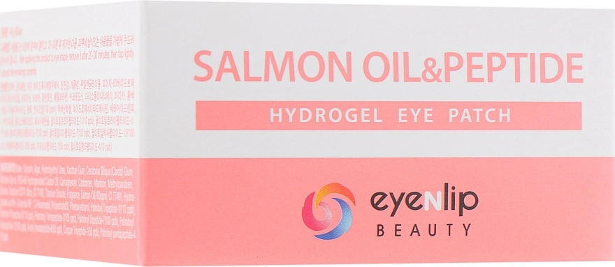 Eyenlip Гідрогелеві патчі для очей з пептидами і лососевим маслом Salmon Oil & Peptide Hydrogel Eye Patch - фото N3