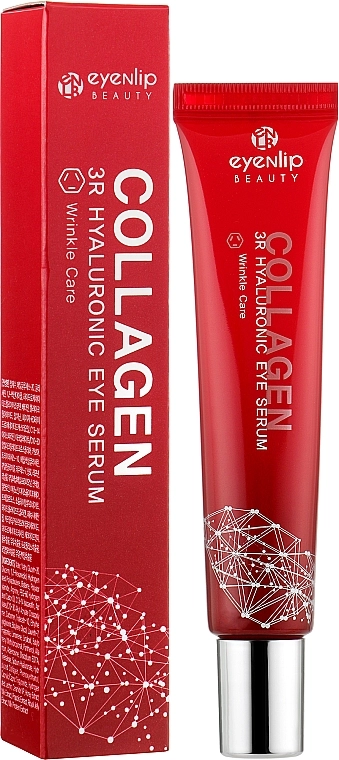 Сироватка з колагеном і гіалуроновою кислотою - Eyenlip Collagen 3R Hyaluronic Eye Serum, 25 мл - фото N2