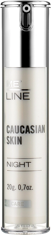 Me Line Нічний крем для обличчя 02 Caucasian Skin Night - фото N1