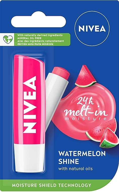 Nivea Бальзам для губ "Кавунове сяйво" Watermelon Shine - фото N1