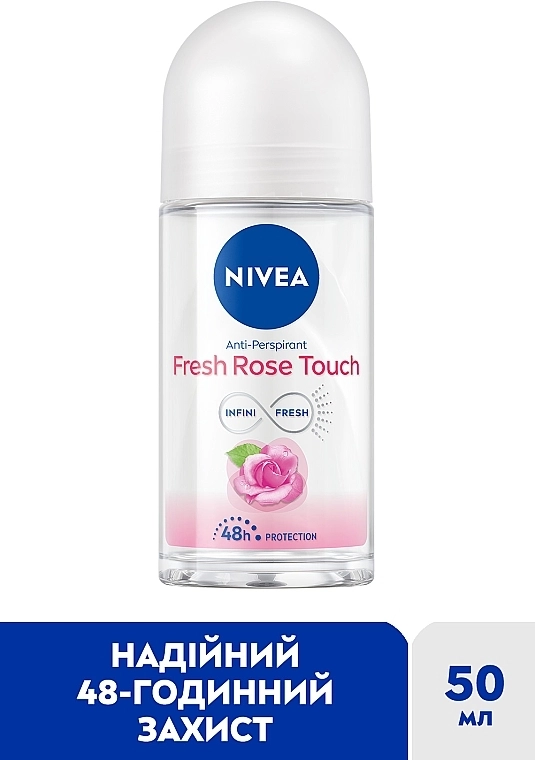 Nivea Антиперспірант "Свіжий дотик троянди" Fresh Rose Touch - фото N2