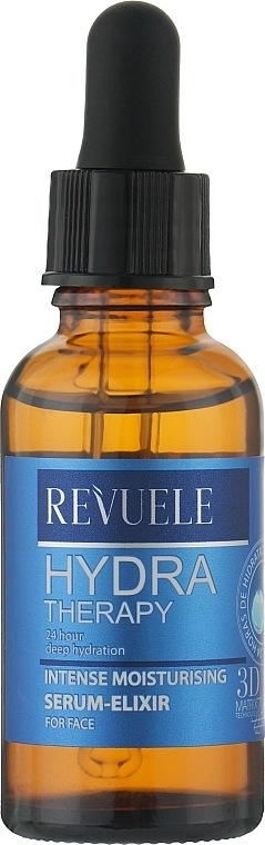 Revuele Сироватка для обличчя Hydra Therapy Intense Moisturising Serum Elixir - фото N1