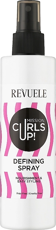 Revuele Спрей для формування локонів Mission: Curls Up! Defining Spray - фото N1