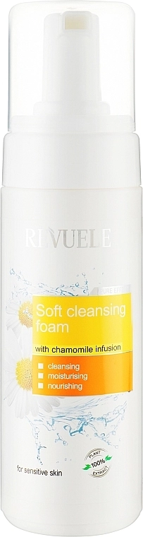 Revuele Воздушная пенка для умывания с настоем ромашки Gentle Cleansing Foam With Chamomile Infusion - фото N1