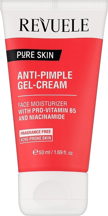 Revuele Гель-крем для лица против прыщей Pure Skin Anti-Pimple Gel-Cream - фото N1