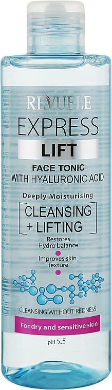 Revuele Тонік для обличчя Express Lift Hyaluronic Face Tonic - фото N1