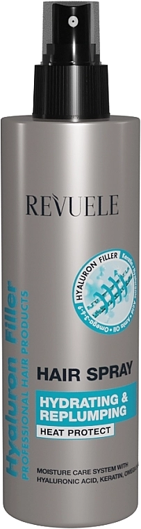 Revuele Спрей для волосся "Зволоження та відновлення" Hyaluron Filler Hair Spray - фото N1