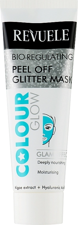 Revuele Біорегулювальна маска-плівка Color Glow Glitter Mask Pell-Off Bio-regulating - фото N1