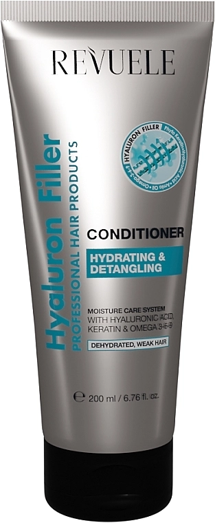 Revuele Кондиціонер для волосся "Зволоження та розплутування" Hyaluron Filler Conditioner - фото N1