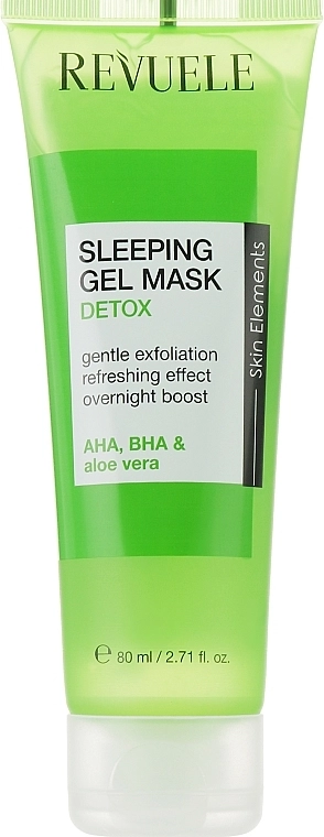 Revuele Нічна детокс-маска для обличчя Sleeping Gel Mask Detox - фото N1