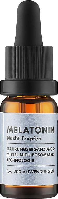 Средство для улучшения сна в каплях "Мелатонин" - Herbliz CBD Melatonin Sleep Drops, 10 мл - фото N1
