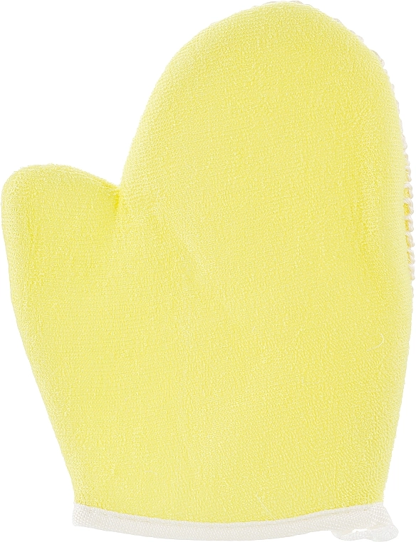 SPL Мочалка-рукавичка, 7989, желтая Shower Glove - фото N1