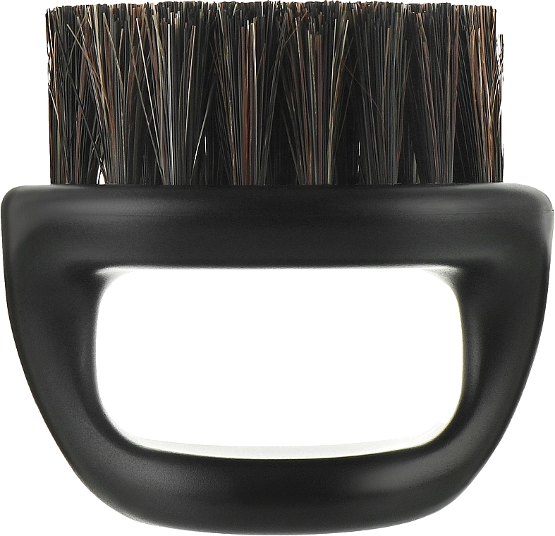 SPL Щетка парикмахерская для бороды 9072, черная Barber Bro Finger Brush - фото N2