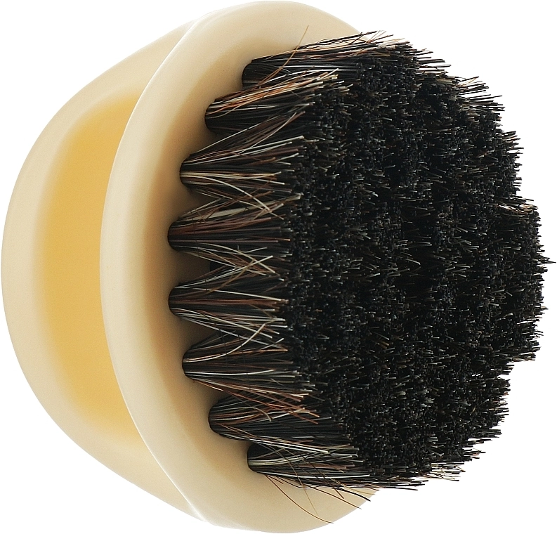 SPL Щетка парикмахерская для бороды 9072, белая Barber Bro Finger Brush - фото N2