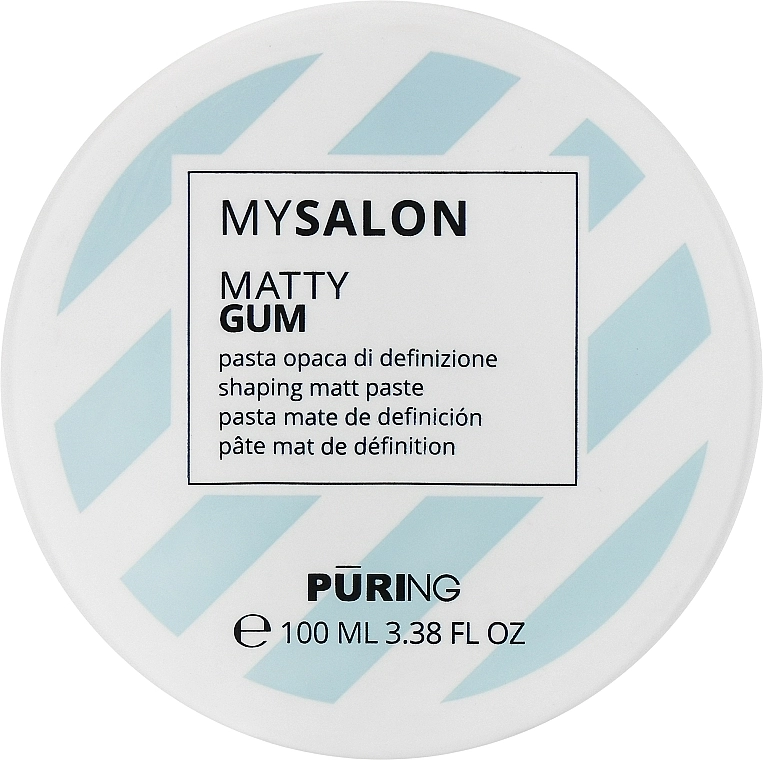 Puring Матовая моделирующая паста экстрасильной фиксации MySalon Matty Gum - фото N1