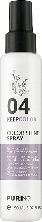 Puring Спрей для волос "Блеск цвета" Keepcolor Color Shine Spray - фото N1