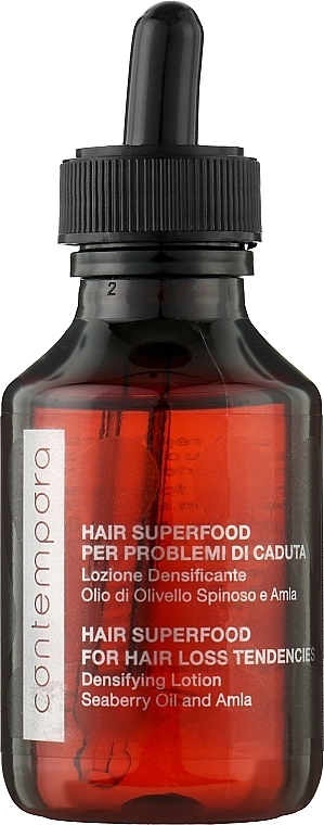 Barex Italiana Лосьон уплотнительный против выпадения волос Contempora Hair Superfood For Hair Loss Tendencies Densifying Lotion - фото N1