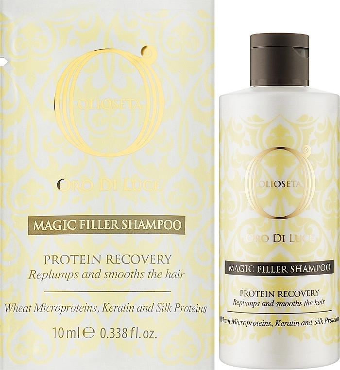 Barex Italiana Филлер-шампунь для волос Olioseta Oro Del Luce Magic Filler Shampoo (пробник) - фото N1