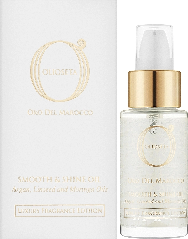 Barex Italiana Масло для волос "Гладкость и блеск" Olioseta Oro Del Marocco Smooth & Shine Oil - фото N2