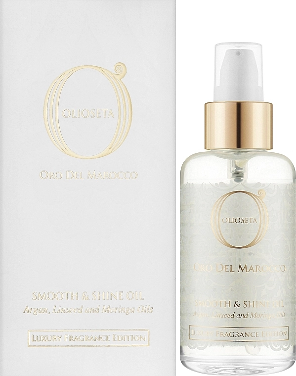 Barex Italiana Масло для волос "Гладкость и блеск" Olioseta Oro Del Marocco Smooth & Shine Oil - фото N4