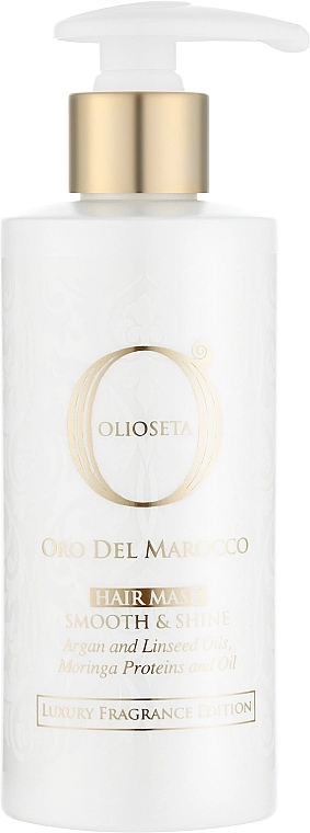 Barex Italiana Маска для волос "Гладкость и блеск" Olioseta Oro Del Marocco Smooth & Shine Hair Mask - фото N1