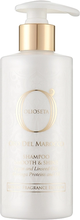 Barex Italiana Шампунь для волосся "Гладкість та блиск" Olioseta Oro Del Marocco Smooth & Shine Shampoo - фото N1