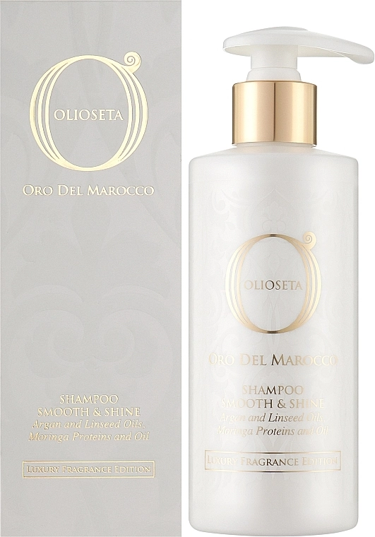 Barex Italiana Шампунь для волосся "Гладкість та блиск" Olioseta Oro Del Marocco Smooth & Shine Shampoo - фото N2
