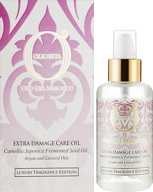 Barex Italiana Восстанавливающее масло для поврежденных волос Olioseta Oro Del Marocco Extra Damage Care Oil - фото N4