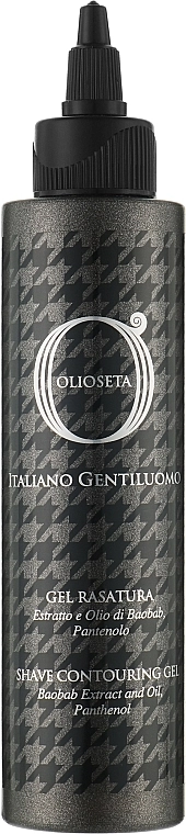 Barex Italiana Гель для гоління Olioseta Gentiluomo Shave Contouring Gel - фото N1