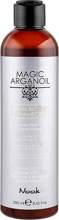 Nook Шампунь для сяйва світлого волосся Magic Arganoil Ritual Blonde Shampoo - фото N1