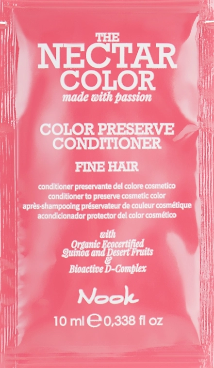 Nook Кондиционер для сохранения косметического цвета The Nectar Color Color Preserve Conditioner (пробник) - фото N1