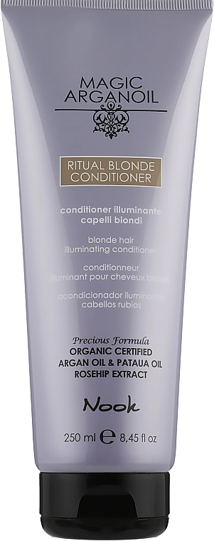 Nook Кондиціонер для сяйва світлого волосся Magic Arganoil Ritual Blonde Conditioner - фото N1