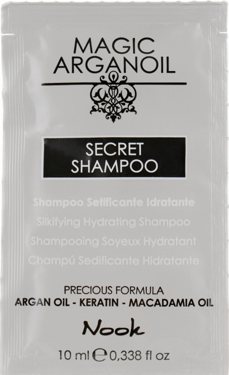 Nook Увлажняющий шампунь Magic Arganoil Secret Shampoo (пробник) - фото N1