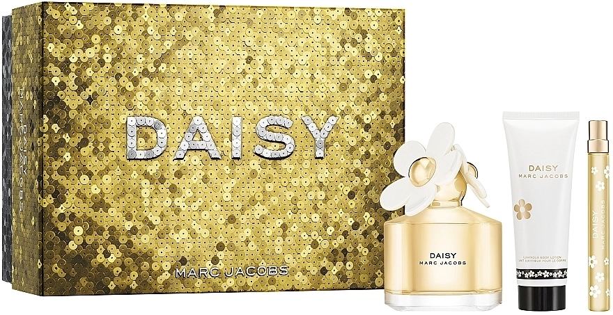 Marc Jacobs Daisy Набор (edt/100ml + edt/10ml + b/lot/75ml) - фото N1