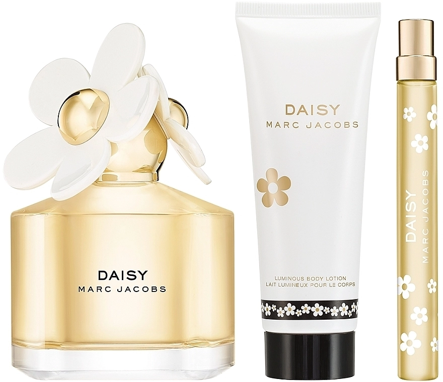 Marc Jacobs Daisy Набор (edt/100ml + edt/10ml + b/lot/75ml) - фото N2