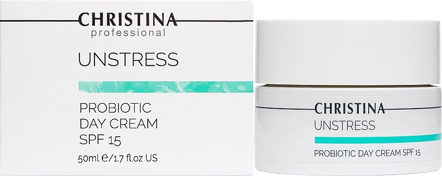 Christina Денний крем з пробіотичною дією Unstress ProBiotic Day Cream SPF 15 - фото N2